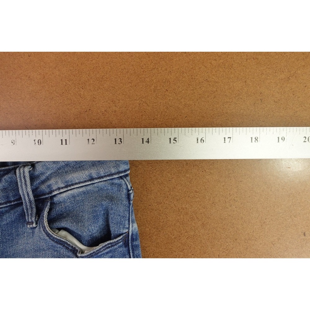 Old Navy Womens Size 2 Medium Wash Denim High Rise Straight Leg Jeans - Picture 6 of 9